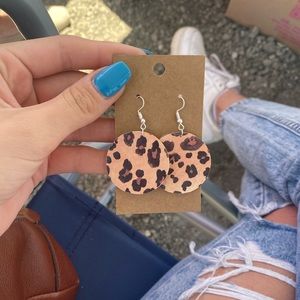 Cheetah Print Earrings